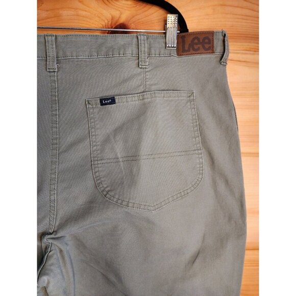 Women’s LEE Carpenter Workwear Pants Green SIZE 22 Plus Size 22 Lee Dungaree - Picture 13 of 16